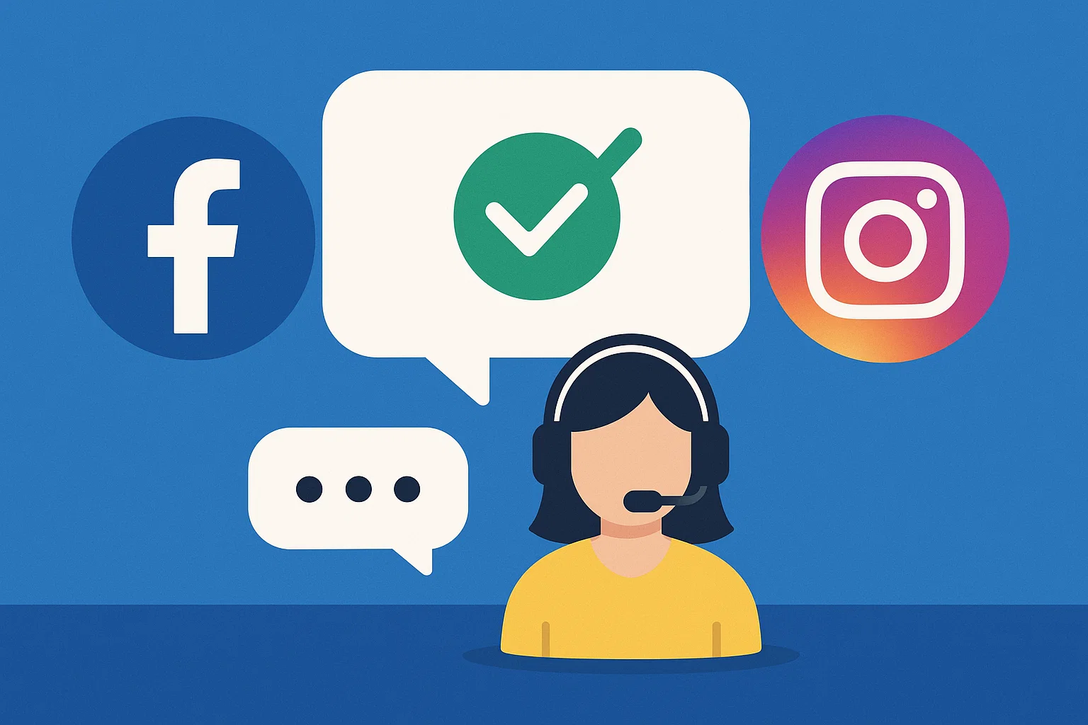 أهمية الرد التلقائي على رسائل العملاء في فيسبوك وإنستجرام